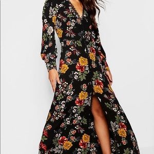 Boohoo Crochet Bohemian Dress Floral New with Tags